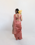 Phoolon Ki Piyali Pink Saree