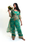 Shell Shocked Green Kaftan Suit