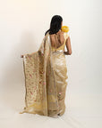 Almost Yellow Panchhi Saree