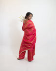 Tissue Thumka Pink Suit