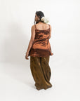 Shimmering Sona Sharara Suit