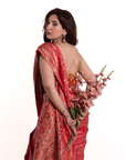 Barely Behaved Bandhej Saree