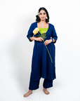 Blue Drizzle Suit Set