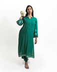 Chilli Green Suit Set