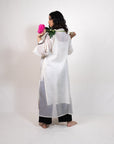 Chandni Whisper White Suit