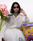 Chandni Whisper White Suit