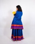 Indigo Rush Sharara Suit