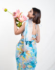Blue-tiful Bloom Saree
