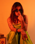 Rustling Neon Green Suit