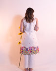 Ivory Garden Cotton Suit