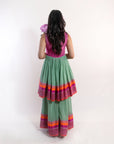 Sea Foam Breeze Sharara Suit