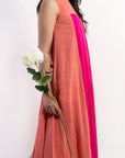 Pink Coral Ombré Cotton Suit