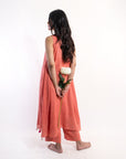 Pink Coral Ombré Cotton Suit