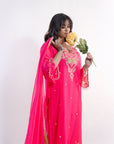 Pink Pari Organza Suit