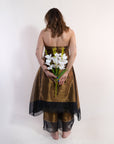 Golden Glimmer Tissue Suit