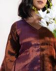 Purple Pyaar Copper Suit