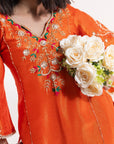 Orange Royale Gharara Suit