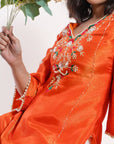 Orange Royale Gharara Suit