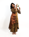 Golden Glitch Kurta Set