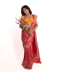 Barely Behaved Bandhej Saree