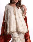 Chanderi Charm Gharara Suit