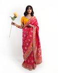 Gulaabo Gang Bandhej Saree