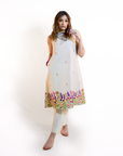 Ivory Garden Cotton Suit