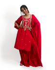 Magenta Masti Sharara Suit