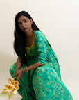 Drama in Green Anarkali Suit