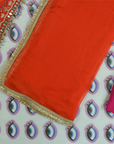 Orange Sunset Organza Suit