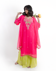 Pink Pari Organza Suit