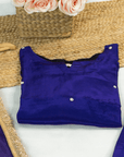 Purple Pataka Plazzo Suit