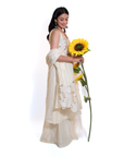 Rasmalai Cream Kurta Set