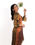 Golden Glitch Kurta Set