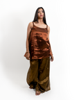 Shimmering Sona Sharara Suit