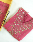 Tissue Thumka Pink Suit