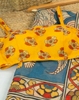 Yin Yang Kalamkari Saree