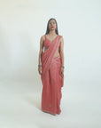 Phoolon Ki Piyali Pink Saree