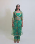 Shell Shocked Green Kaftan Suit