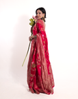 Bandi Bani Bawli Meenakari Saree