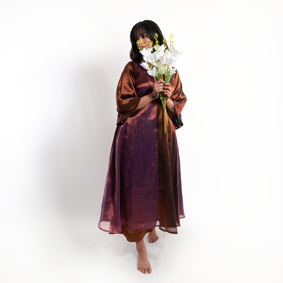 Purple Pyaar Copper Suit
