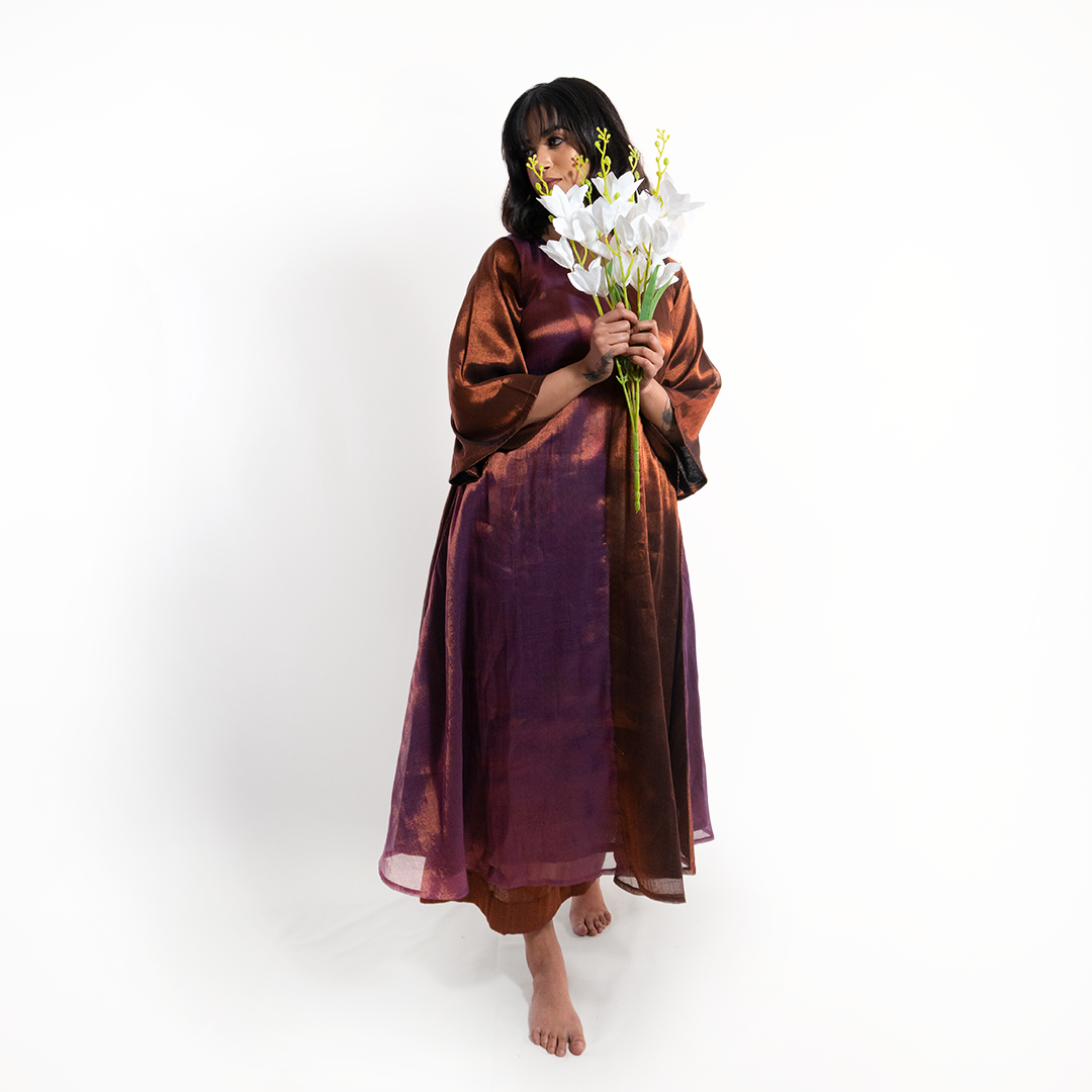 Purple Pyaar Copper Suit