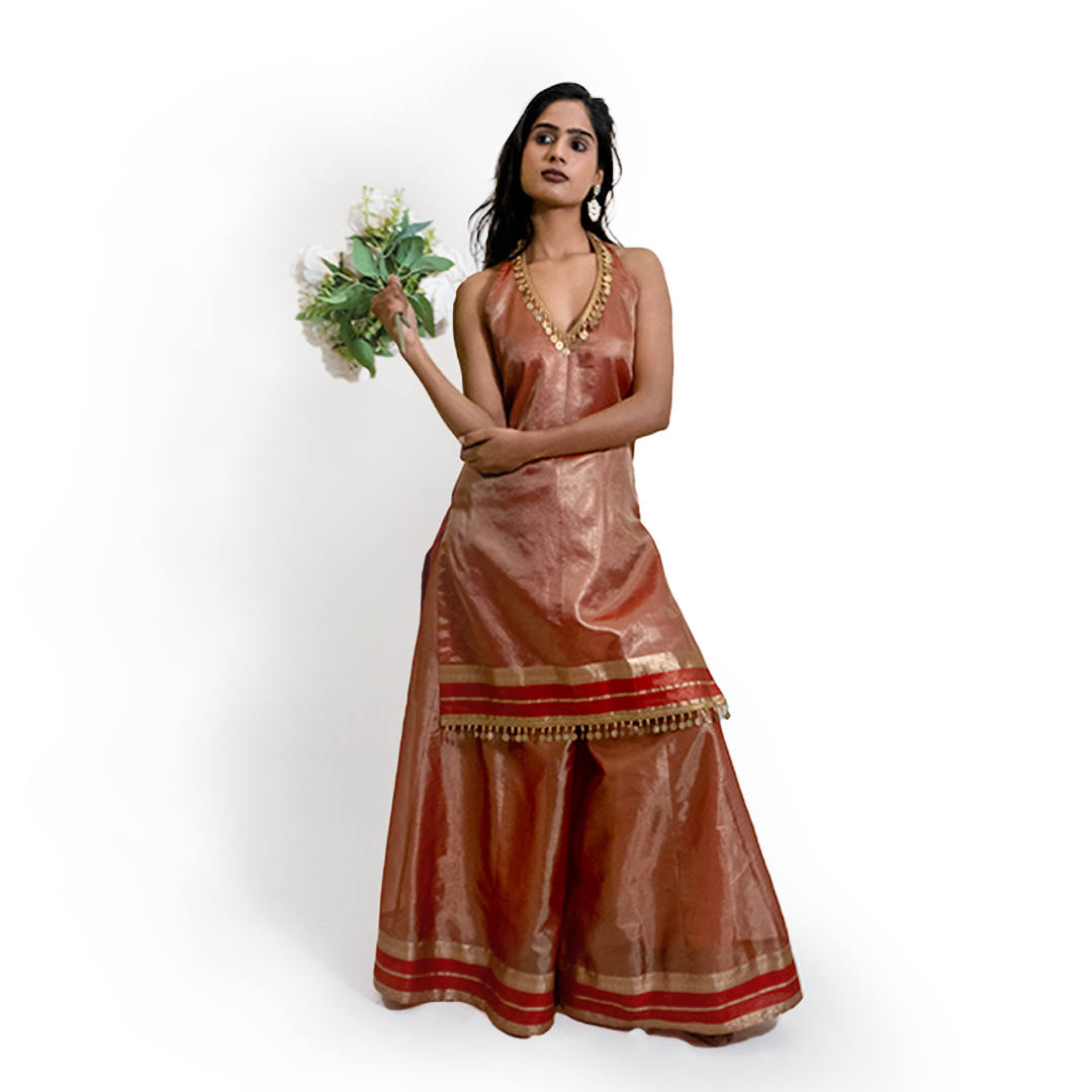 Rust Riwaayat Sharara Suit