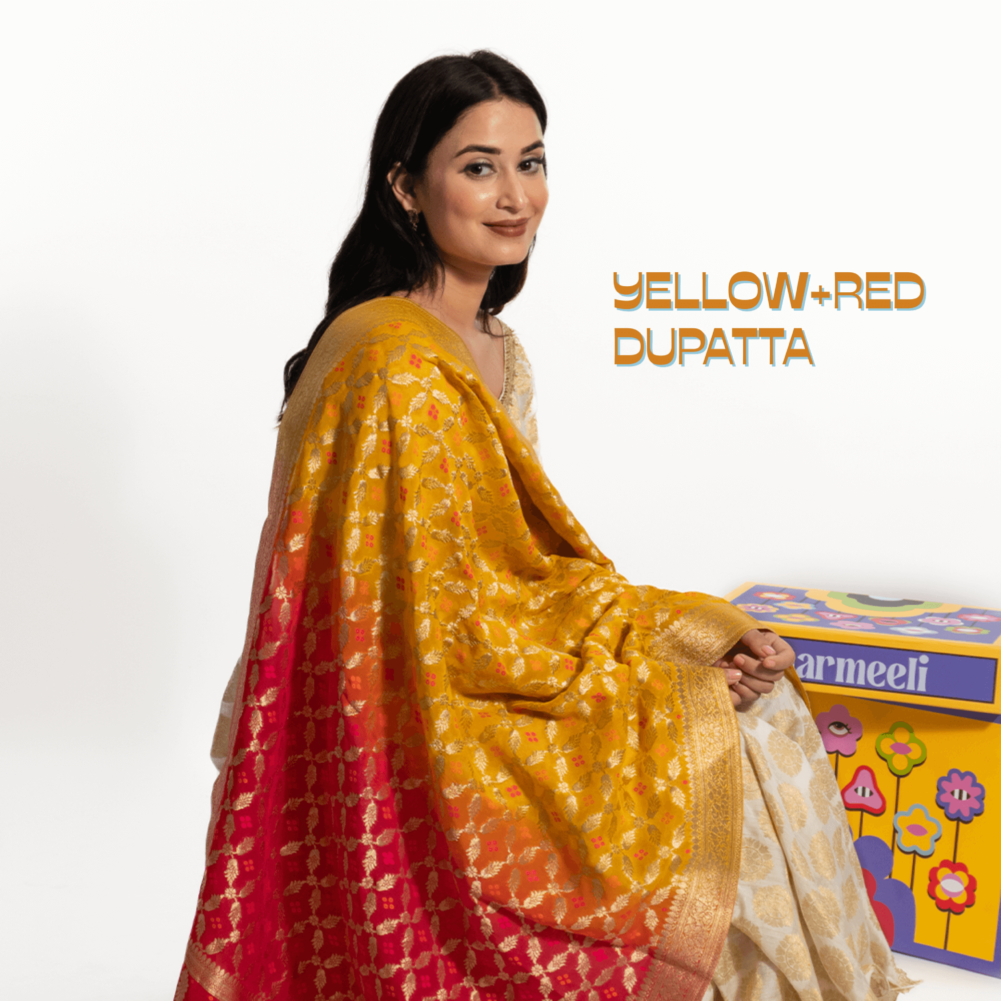 Chanderi Charm Gharara Suit
